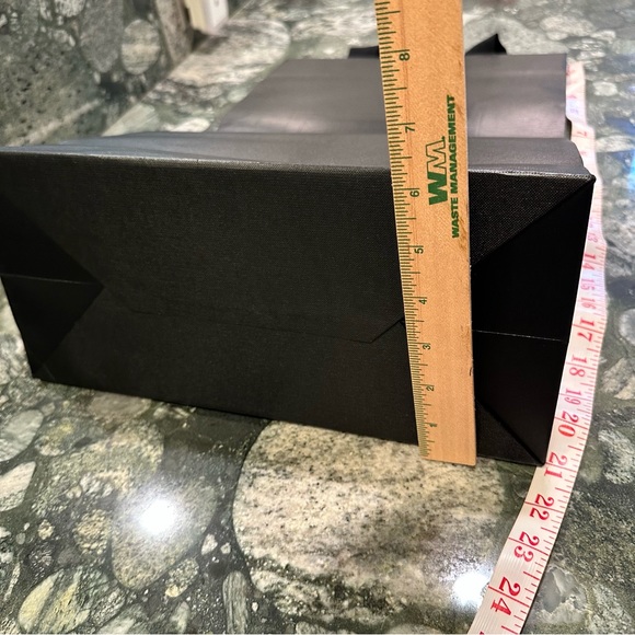 YSL Saint Laurent Black Paper Bag - Picture 6 of 7